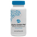 NeuroScience GABA PM Calm Aid for Dewasa - 400mg Tambahan L Theanine dengan 5 HTP for Brain Dupport & Magnesium for Sleep - Soothe an Overactive Mind & Racing Thoughts (60 Capsules)