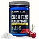 BodyTech 100% Pure Creatine Monohydrate Powder, Micronized Creatine Preworkout Supplement for Muscle Strength, Endurance & Power, Helps Build Muscle & Mass, Cherry Ice Flavor, 13 oz, 55 Servings