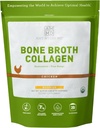 Amy Myers MD Bone Collagen Powder - Broth Bone Organic - Support Healthy Skin & Nails - for Gut Health & Joint Dupings - 20 Serveings, Chicken Flavor