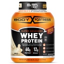 Body Fortress Super Advanced Whey Protein Powder, Vanilla, Immune Dukungan (1), Vitamin C & D Plus Zinc, 3.9 pon.