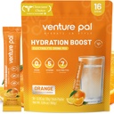 Venture Pal Sugar Free Beat Electrolyte Pawder - Liquid Daily IV Drink for Rapid Hidration & Party Recovery 124; 5 Vitamins & 7 Electrolytes 124; Keto Friendly 124; Non-GMO 124; Sertifikasi Vegan 124; 16 Sticks