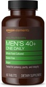 Elemen Pria 40 + 1 Harian Multivitamin, Vegan, 65 Tablet, 2 bulan persediaan (Paket mungkin bervariasi)