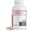 Bronson Triple Mushroom Complex - Maitake - Reishi - Shiitake - powerful AntioksidanImmune System Booster - Full Spectrum Mushroom Complex - 600 mg Capsules - 120 Count