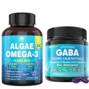 Tambahan GABA + Vegan Omega- 3 Algae Oil