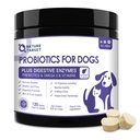Produksi TARGET UKURAN untuk Anjing, 6 Milyar Freeze DryDog Progres dengan Pregities & Enzymes, Vitamin, Omega 3, untuk Digetical & Gut Kesehatan, Itch Relief, Reduce Dieds, 120 Bites
