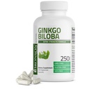 Bronson Ginkgo Biloba Ekstra Kekuatan Mendukung Fungsi & Fungsi Otak & Ingatan, 250 Kapsul Vegetarian