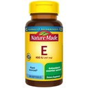 Nature Made Vitamin E 267 mg (400 IU) d- Alpha, Dietary Supplemen untuk Antioksidant Dukungan, 100 Softgel, 100 Hari Supply