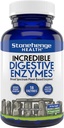 Stonehge Health Increalth Digetical Enzymes - 18 Plants - Based Enzymes - Lipase, Lactase, Protease, Amylase, Bromelain for Gas, Bloating, Fatigue (1)