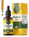 HERBAMAMA Mullein Drops for Lungs - Vegan Mullein Extract for Lungs Cleanse Dupport - Non-GMO, Alkohol & Sugar- Free Repiratory Supiratory Suplemen, 28- Day Supply