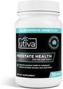 Utiva Prostate Health - Natural Formula for Heally Fungsi dan Urine Flow - Prostate Suplement for Men - Beta-Sitosterol dan Saw Palmetto for Men - 30 Softgeels