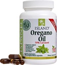 Oregano Oil Capsules, Organik Ingrediens - Super- Kekuatan, Tumbuh di Spanyol, 90-ct Liquid- Filled - Minyak Organik Oregano Capsules dengan Pengiriman Enhanced