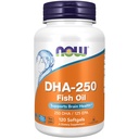 Sekarang Suplemen Makanan, DHA- 250 dengan 125 EPA, Molekularly Distilled, Menyediakan Kesehatan Otak *, 120 Softgels