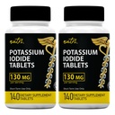 Potasium Iodide Tablet (Kemasan 2) 130mg - 280 Tablet EXP 10 / 2032 - YODO Naciente - KI Pil - Yoduro de Potasio - Nutri Suplemen