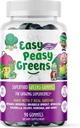 EasyPeasygreens Daily Veggie Gummies for Kids - 90 Greens Gummies - Helping Picky Eaters Get Their Vegies in - Made with 10 Real Vegetable Extracts and 100% Vegan
