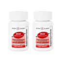 Tablet Sulfate GeriCare Sulfate 325mg, Elemental Iron 65 Mg High Potency Iron Suplemen 100.