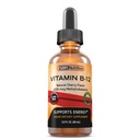 Ekstra Kekuatan 6000mcg Vitamin B12 Cairan Sublinual Drops - Methylcobalamin, VIT B 12 Supports Energy, Max Absorpsi, 60 Servis, Non- GMO, Vegan Friendful, Diproduksi di Amerika Serikat