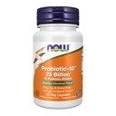Now Foods Suplemen, Probiotic-10 ™, 25 Miliar, with 10 Prototic Strains, Dairy, Soy dan Gluten Free, Strain Verified, 30 Veg Capsules