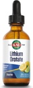 KAL Lithium Orotasi Dropin, Cheriated 124; Mood & Relaxation Dukung 124; Lime Lime Flavor Alam 124; 2oz, Diterima. 60 Serv.