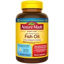 Nature Made Strength Omega 3 Fish Oil Suplemen, 2800mg, Persediaan Minyak Ikan Omega 3 sebagai Ethyl Esters untuk Hati Sehat, Otak, Mata, Dukungan Mood, 60 Softgel, 30 Hari Supply