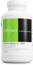 DaVinci Labs Chewable C-300 - Tambahan untuk mendukung Kesehatan Kebal, Kolesterol dan Kolagen Produksi - Dengan Vitamin C, Pectin dan More - Gluten- Free - Orange Pineapple Flavor - 90 Vegetarian Tablet