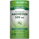 Nature 's Truth Magnesium Oxide 500mg Capsules 124; 90 Count 124; Non-GMO & Gluten Free High Power Suplement
