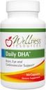 Sumber Daya Wellness Daily DHA - Potency & Kemurnian DHA Fish Oil dalam Formulir TG (90 Capsules)