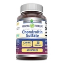 Luar biasa Formula Chondroitin Sulfate 1200 mg Per Serving Suplement 12.4; Capsules 124; Non-GMO 124; Gluten Free 124; Dibuat di USA (1 Pack, 60 Count)