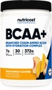 Nutricost BCAA + Hidration Powder (Peach Mangga) 30 Hamba - Branched Chain Acids dengan Kompleks Hidration - Gluten- Bebas, Non- GMO