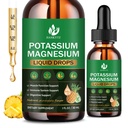(2 Pack) Tambahan Potasium Magnesium untuk Dukungan Kesehatan & Otot, Penyerangan Tinggi, Kompleks Triple Magnesium dengan Glycinate, Taurate, Citrate dan Potasium, Pineapple Flavour, 1 Fl Oz