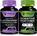 WELLNESS LABSRX Digeptical Enzymes Capsules 126; Glucosamine Chondroitin Capsules