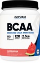 Nutricost BCAA Powder 2: 1 (Semangka, 120 Pelayan) - Gluten Bebas, Non-GMO, Vegetarian