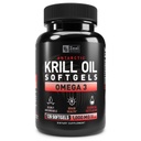 Antartika Krill Oil 10000mg (120 Softgels) Tambahan Minyak Ikan Omega 3 dengan EPA, DHA & Astaxanthin - untuk Gabungan, Otak, dan, Dukungan Hati bagi Pria dan Perempuan