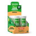 Amazing Grass Fizzy Green Tablet Energy Tropical: Salaens + Green Tea Caffeine, Water Flavoring Tablet with Antioksidants, 60 Count