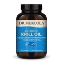 Dr. Mercola Antartika Krill Oil - 1,000 mg - Omega-3 Suplemen dengan EPA & DHA - Support Brain, Heart, Gabungan & Imune Kesehatan - GMO-Free & Soy- Free - 180 Capsules (90 Pelayan)