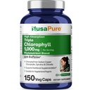 Absorpsi Tinggi NusaPure Triple Chlorofil 1000 mg 150 Veg Caps Cocok untuk Vegetarian dan Vegan, Non- GMO