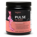 LEGION Pulse Pra Workout - All Natural Nitric Oxide Pretraining Drink to Boost Energy, Creatine Free, Alamic Sweetened, Beta Alanine, Citrulline, Alpha GPC (Pink Lemonade)