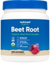 Nutricost Organic Beet Root Powder 1 LB - Vegan, Superfood, Sertifikasi USDA Organik
