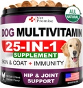 Dog Multivitamin Chewable with Glucosamine - Dog Vitamin and Suplemen - Senior & Puppy Multivitamin for Dogs - Pet Joint Support Health - Imunity - Mobility - Energy - Gut - Skin - 120 Chews