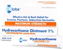 Globe Hydrocortisone Maximum Power Transparent Oaspere 1%, 1 oz 124; Antitch Topical Oweids for Redness, Melengking, Rash, Dermaditis, Bug / Mosquito Bites, Eczema, Hebrihoids & More