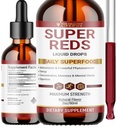 Liquid Super Reds Phytonutrient Superfood Drops: 124; Phytonutrient Blend berisi Polyphenols 124; Antioksidants & More 14; Great Taste 2oz - 30 Day Suppply