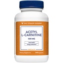 The Vitamin Shoppe Acetyl- L- Carnitine 500mg - Support Healthy Brain & Memory Fungsi, Promotes Produksi Energi - Carnipure ™ Offers Purest Bentuk L- Carnitine (240 Capsules)