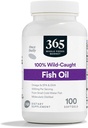 365 oleh Whole Foods Market, Oil Fish 1000 Mg, 100 Softgels