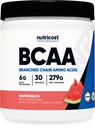 Nutricost BCAA Powder (Semangka, 30 Pelayan) - Optimal 2: 1: 1 Rasio
