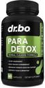 DR. BO para Penjaga Detox Manusia Cleanse - Pendukung Pil Instinal bagi Manusia - Pro Gut Health Instine Attention for Dewata - Herbal Wormwood Black Walnut Complex & Coloes - 60 Capsules
