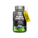ORZAX 1000 mg Black Seed Oil Organik Menekan Kasules dengan 20mg Thymoquinone untuk Dukungan Imune, Rambut Baik, Skin, dan Joints (60 Soft Gel Capsules)