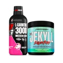 PROSUPPS L- Carnitine 3000 Stimulant Free Liquid Shots (31 Serbu Bebas, Dragon Fruit) dan Mr Hyde Signature Series Pre-Workout Energi Minuman (30 Hamba, Blueberry limun) Bundle