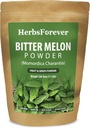 Herbsforever Bitter Melon Powder Karela Powder Rich di Vitamin C Non GMO, Vegan 230 GMS