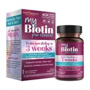 Kemurnian Produk MyBiotin ProClinical - Rambut Tipis Dimulai dalam 3 Minggu & Perkelahian Kapur - MB40X Patenin Biotin Vitamin B7 Matrix w / Astaxanthin - 40 X Lebih Soluble vs Biotin Biasa, 30 Veg Capsules
