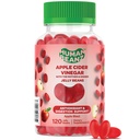 Apple Cider Vinegar Jelly Bean Gummies with The Mother and Ginger, Vegetarian Dietary Suplemen untuk Men and Women, Digetical Health Support, 120 Apple Blast Jelly Beans, Kosher
