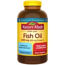 Nature Made Burp Kurangi Suplemen Minyak Ikan Omega 3, 100mg Softgels, Tambahan Minyak Ikan Omega 3 Untuk Dukungan Hati Sehat, 320 Softgels, Tambahan 160 Hari